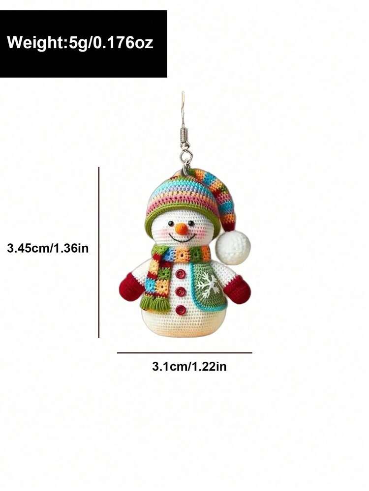 Snowman Magic™ – Christmas Necklace & Earrings Set