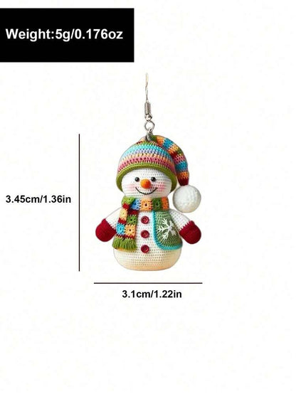 Snowman Magic™ – Christmas Necklace & Earrings Set