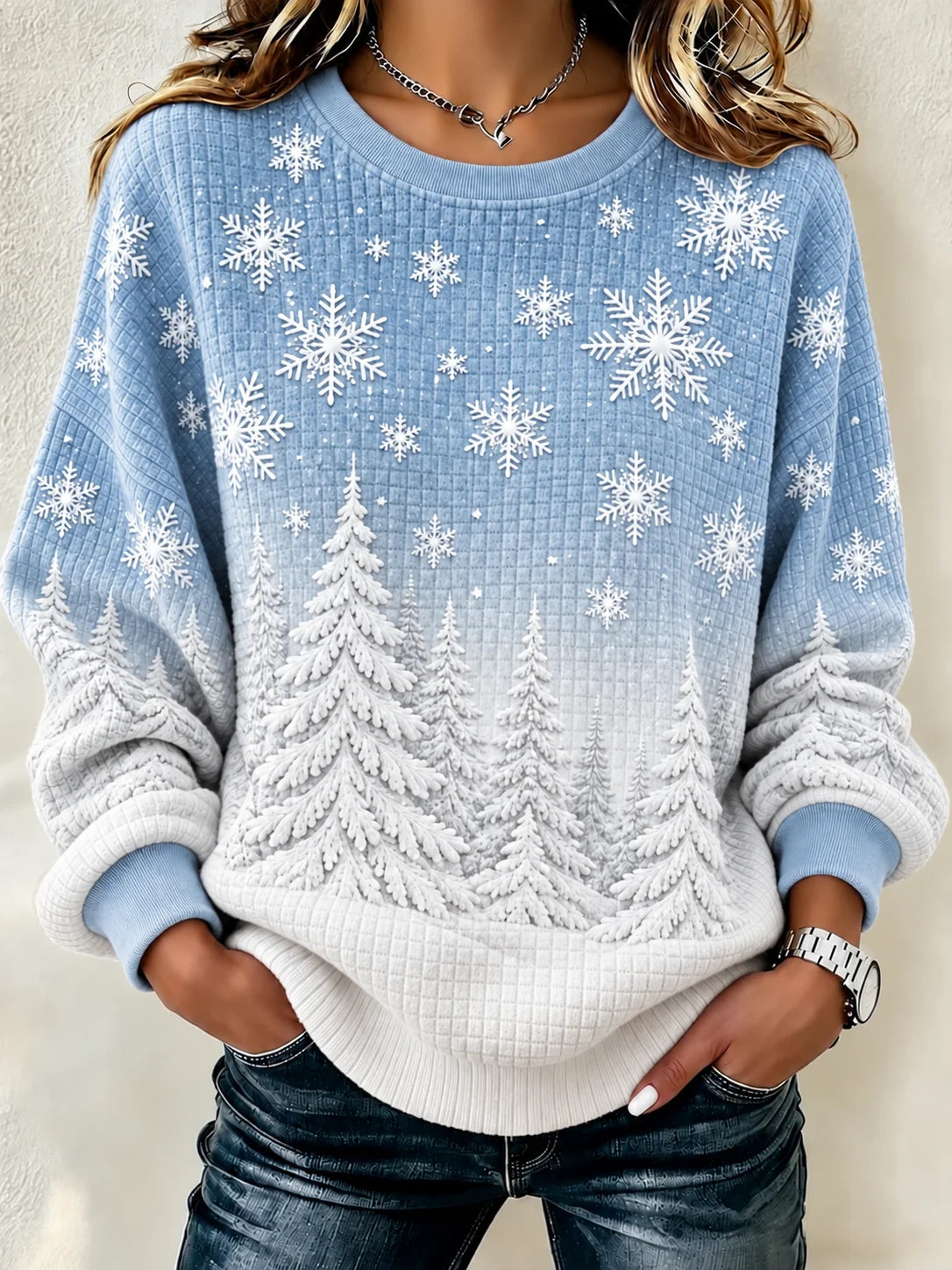 Casual Ombre Sweatshirt