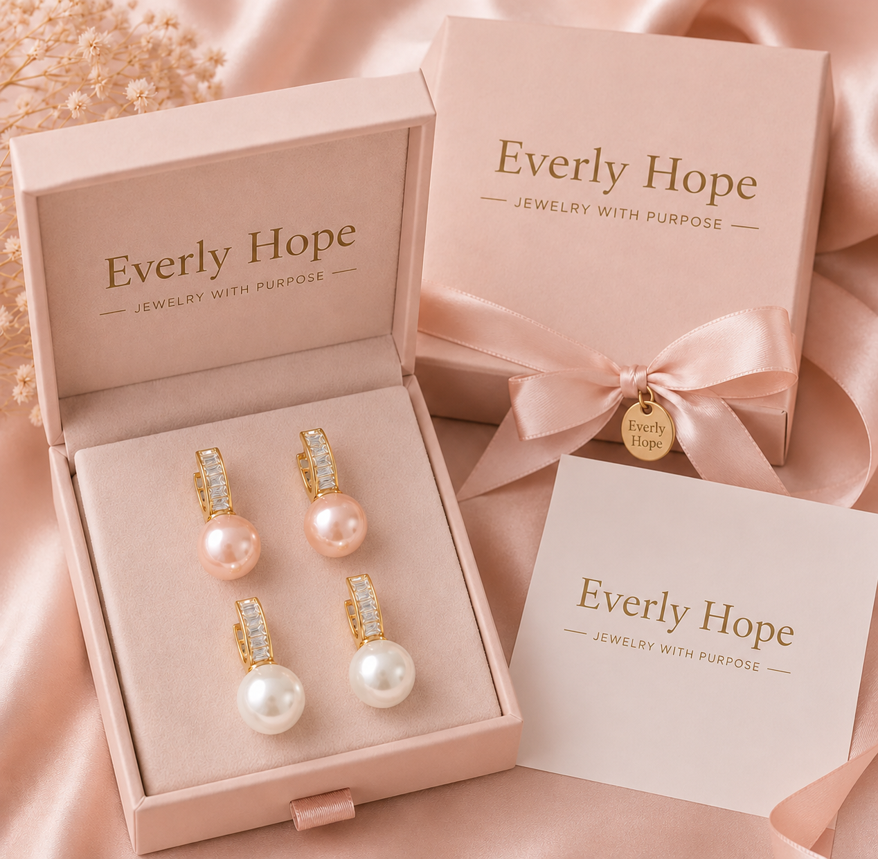 Blush Pearl Earrings – Wear Hope