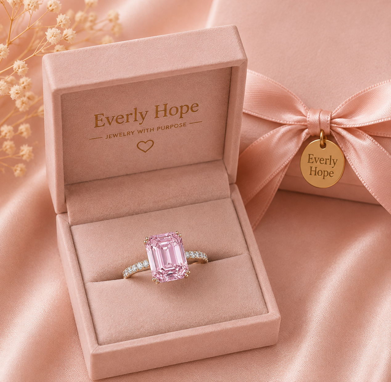 Breast Cancer Awareness | Classic Pink Ring
