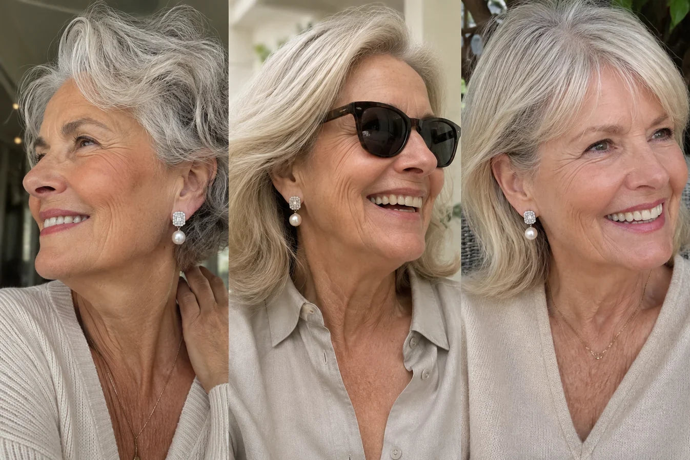 Breast Cancer Awareness | Luxe Pearl Earrings