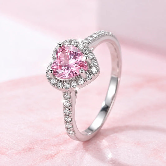 Love You Ribbon Pink Ring | Breast Cancer Awareness