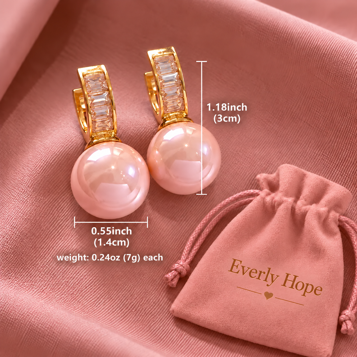 Blush Pearl Earrings