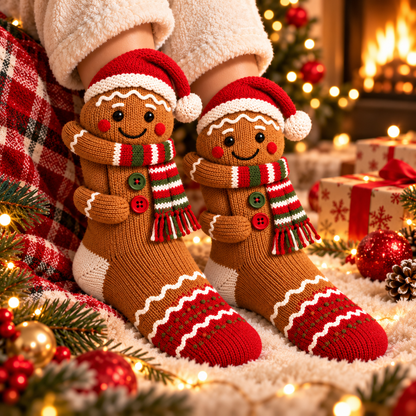 3D Christmas Socks – Cozy Festive Character Socks