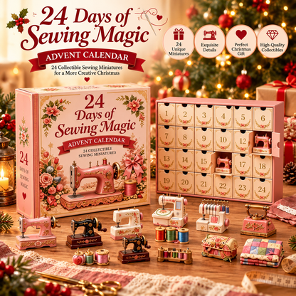 24 Days of Sewing Magic – Christmas Advent Calendar