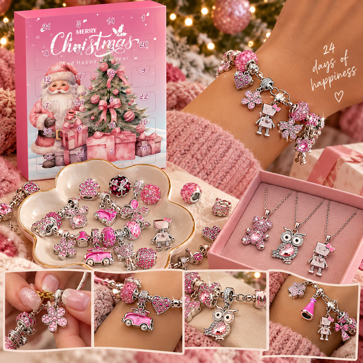 Pink Sparkle | 24-Day Jewelry Advent Calendar