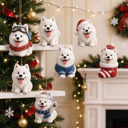 Samoyed Advent Calendar – 24 Adorable Christmas Dog Ornaments