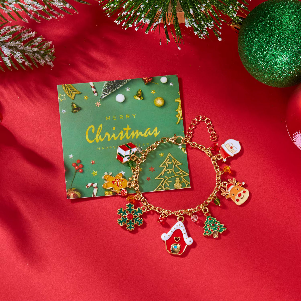 Christmas Santa Claus Chain Bracelet
