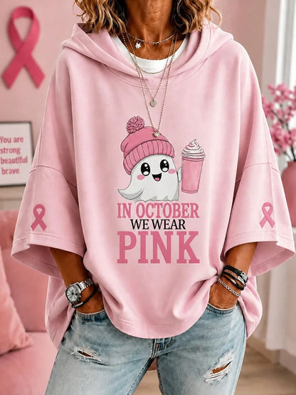 October we wear Pink Sweater | Breast Cancer Awareness