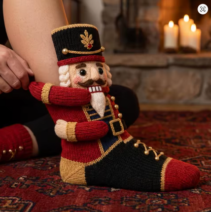 3D Christmas Socks – Cozy Festive Character Socks