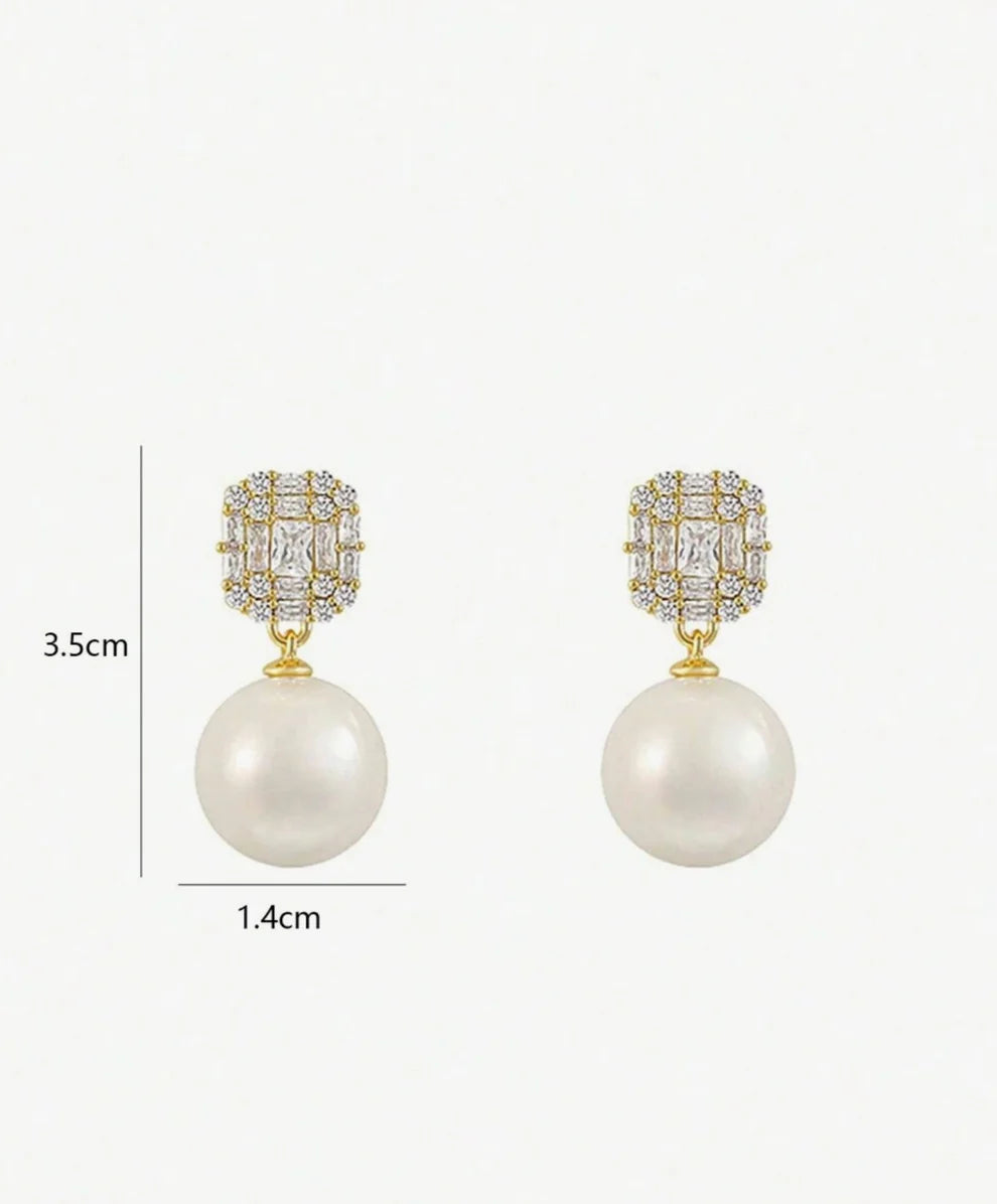 Breast Cancer Awareness | Luxe Pearl Earrings