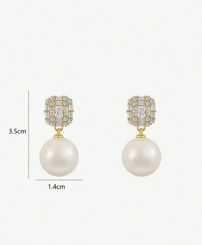Breast Cancer Awareness | Luxe Pearl Earrings