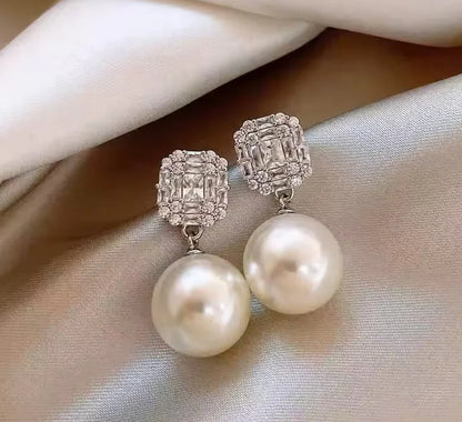 Breast Cancer Awareness | Luxe Pearl Earrings
