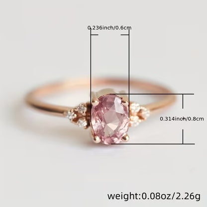 Luxe Pink Ribbon Ring | Breast Cancer Awareness