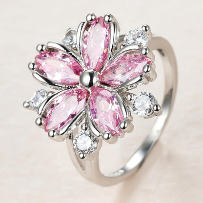 Flower Power Ring | Breast Cancer Awareness