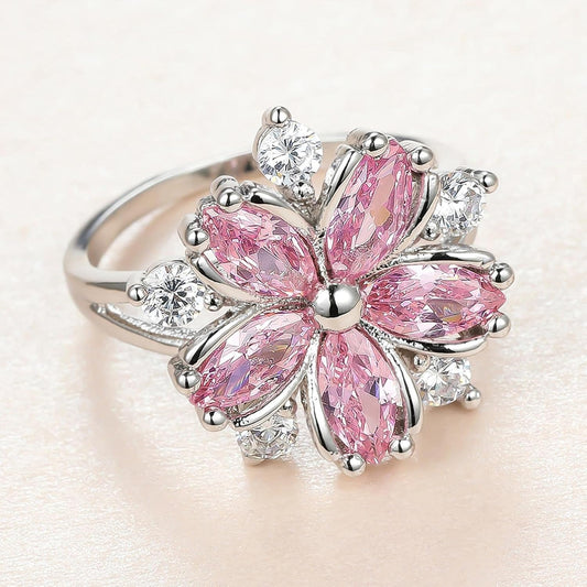 Flower Power Ring | Breast Cancer Awareness