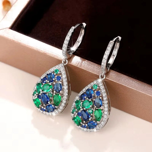 Teal Hope Earrings – Ovarian Cancer Awareness