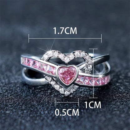 Double Love Ring | Breast Cancer Awareness