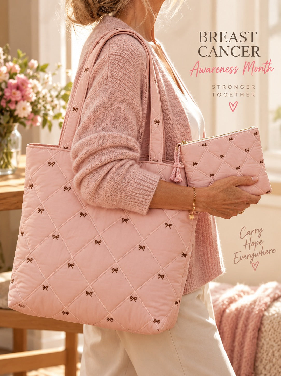 Awareness Month Ribbon Tote Bag 2026